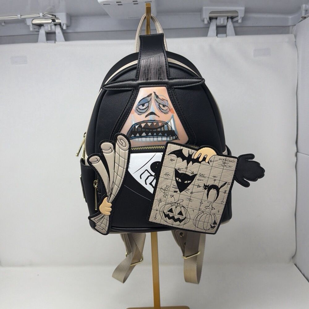 Loungefly Disney Nightmare Before Christmas Mayor Halloween Plans Backpack NWT